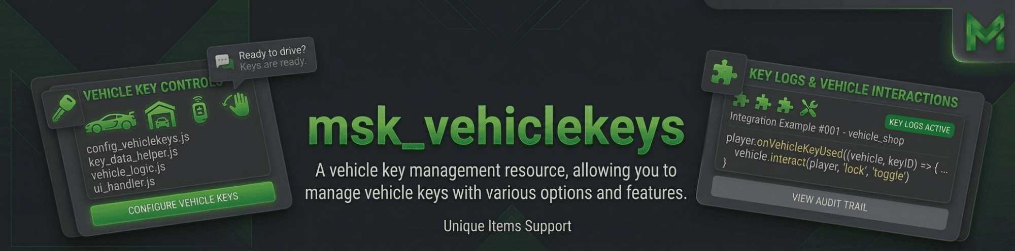 MSK VehicleKeys - E